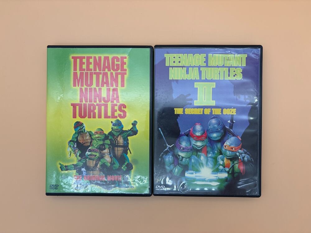 Teenage Mutant Ninja Turtles DVD Lot 1 2 Secret of the Ooze 1990 1991 TMNT
